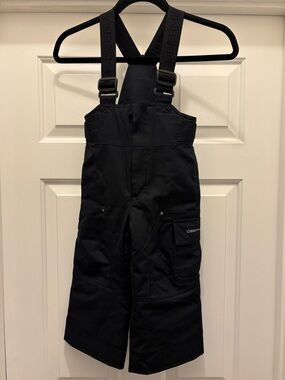 Obermeyer | Kids Black Insulated Snow Bib Overalls